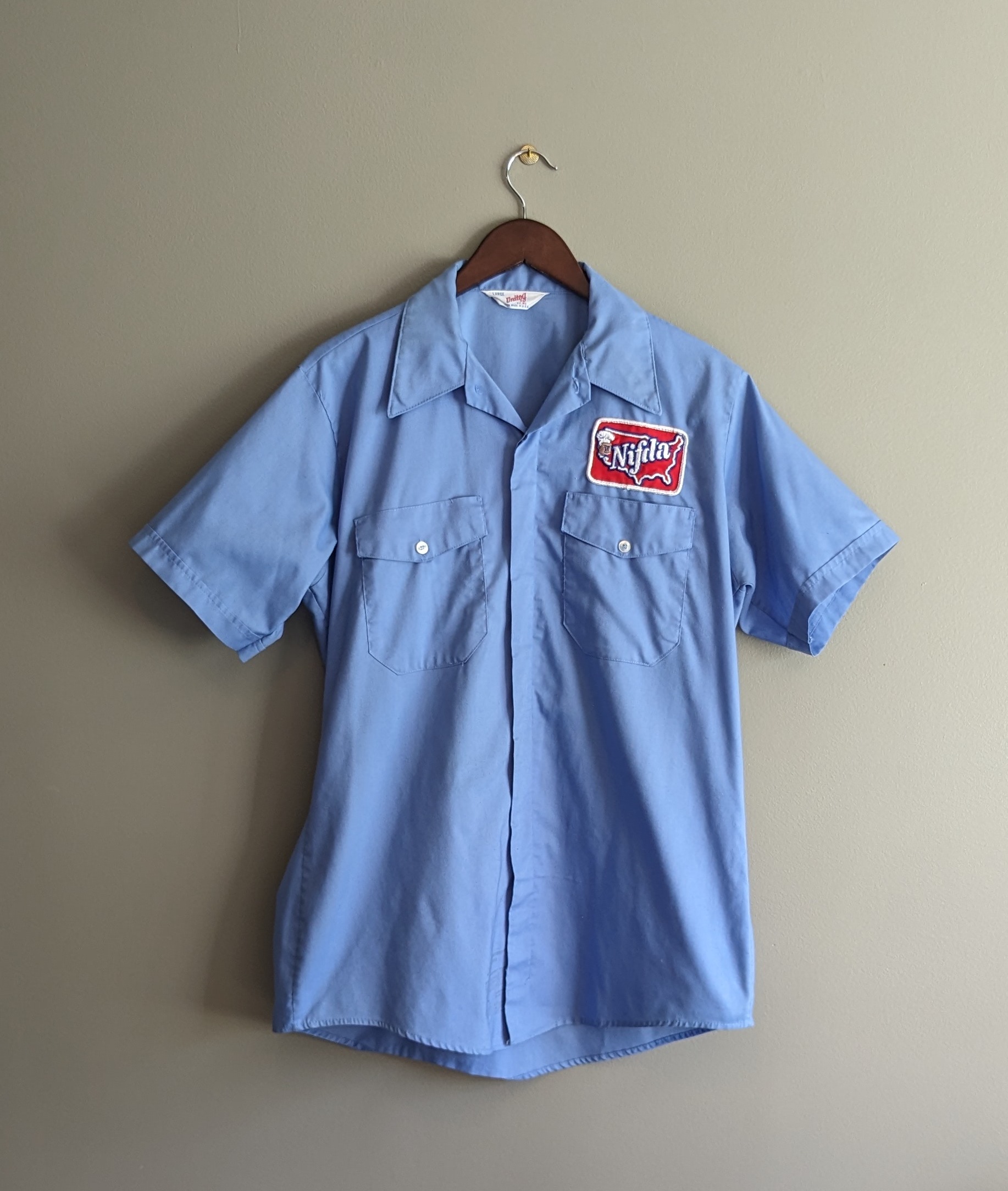 Vintage Uniform Shirt from the 1980’s Unitog Nifda